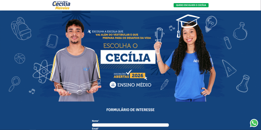 Landing Page - Ensino Médio